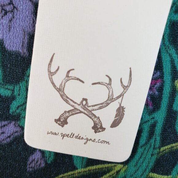 NWT Spell & The Gypsy Queen Duster Kimono Robe Floral Bohemian Longline O/S - Picture 6 of 16